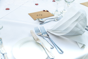 Wedding Table Setting | Fine Dining