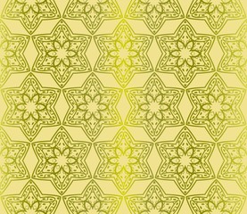 Decorative Floral Ornament. Seamless Pattern. Vector Illustration. Tribal Ethnic Arabic, Indian, Motif. For Interior Design, Wallpaper