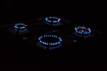 gas burning