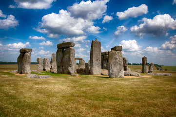 Fototapeta na wymiar Ancient monument of Stonehenge, England