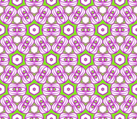 Decorative Ornament With Floral Pattern. Seamless. Vector illustration