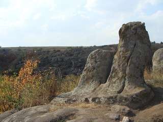 rocks and blue sky