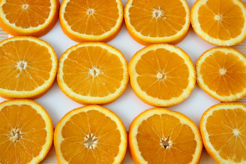 orange slices background