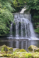 Fototapeta na wymiar Cauldron falls at West Burton