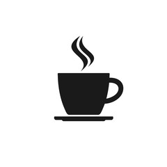 Cup of coffee. Coffee cup icon. Coffee icon isolated on white background