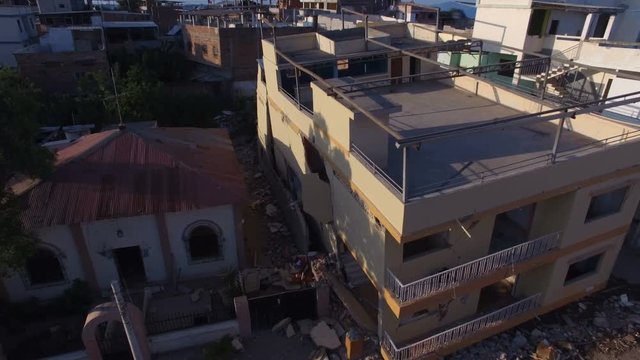 A magnitude 7.8 earthquake struck the Ecuadorian coast on April 16, 2016, leaving behind death and massive destruction in Bahia de Caraquez, Canoa, Pedernales, Chone, Rocafuerte, Portoviejo, Manta, an