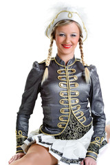 Gardet&auml;nzerin macht Spagat