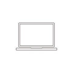 Laptop vector icon