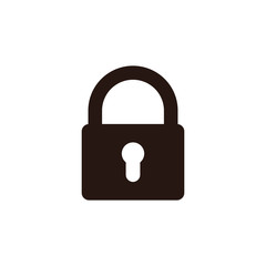 Lock icon vector. Encryption icon. Lock Icon in trendy flat style isolated. Security symbol