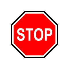 Stop sign icon