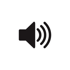 Speaker icon vector. Volume icon. Loudspeaker icon vector