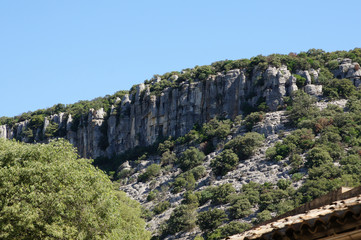 Naklejka premium Début du défilé du massif de Coutach