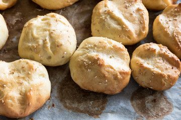Cook homemade bread