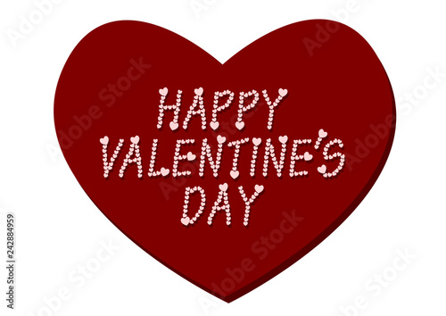 バレンタインデー イラスト ハート ロゴ 14 Poster Osame