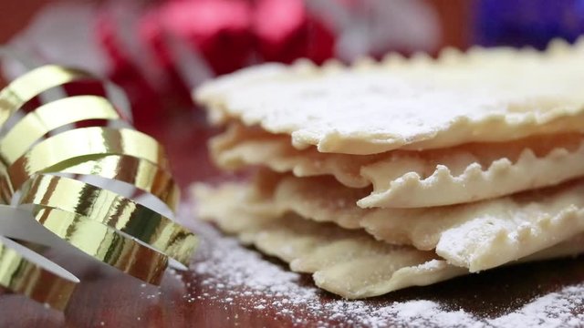 Chiacchiere di carnevale, tradizionale dolce Italiano