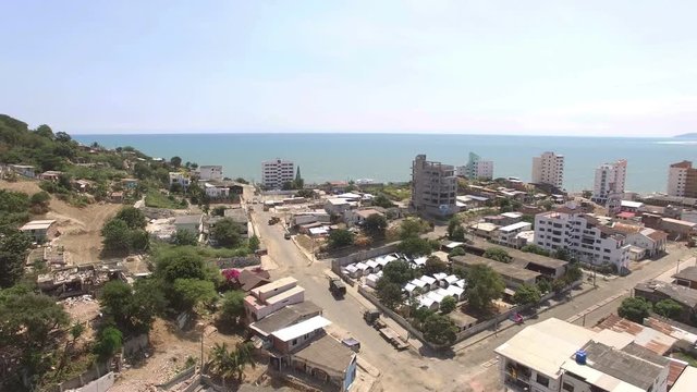 A magnitude 7.8 earthquake struck the Ecuadorian coast on April 16, 2016, leaving behind death and massive destruction in Bahia de Caraquez, Canoa, Pedernales, Chone, Rocafuerte, Portoviejo, Manta, an