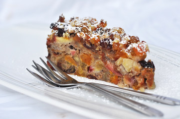 Mixed Fruit and Apple Cake