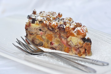 Mixed Fruit and Apple Cake