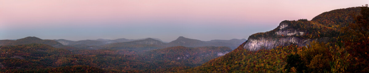 Autumn Appalachian Panorama, North Carolina