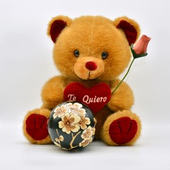 Oso enamorado,día de San Valentín