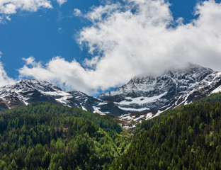 Silvretta Alps summer view, Austria