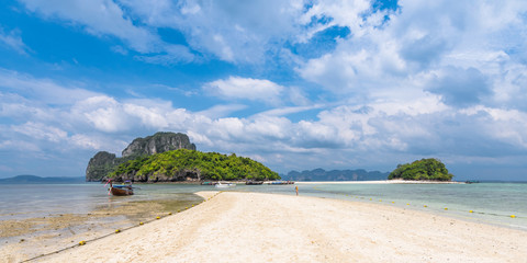 Beach on Ko Poda island. Andaman Sea, Krabi Province, Southern Thailand