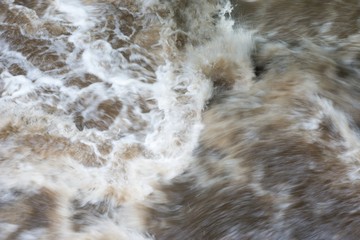 Fluss Bode im Bodetal, bei Hochwasser, brodelnd, Flussbett, Landkreis Harz, Ostharz, Sachsen-Anhalt, Deutschland, Europa