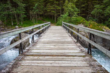 Fototapeta premium Wanderwege in Norwegen