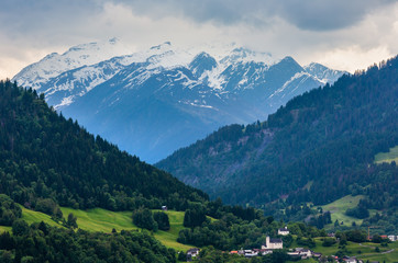 Alps mountain summer view, Austria