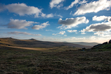 View from Widgery Cross on Brat Tor, Dartmoor