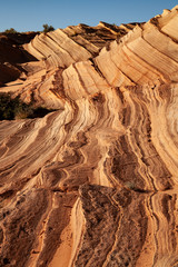 Sandstone waves through the desert