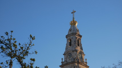 Back  View of Sanctuary of Lady Fatima Tower