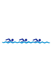 team freunde bahn schwimmen wasser meer urlaub ferien wellen cool design piktogramm baden schwimmbad sport spaß tauchen hallenbad clipart schwimmer