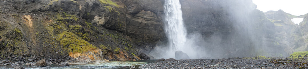Wasserfall Island Panorama