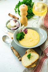 French onion cream soup