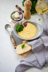 French onion cream soup