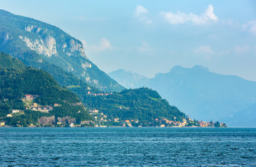 Fototapeta premium Summer Lake Como, Italy