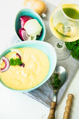 French onion cream soup