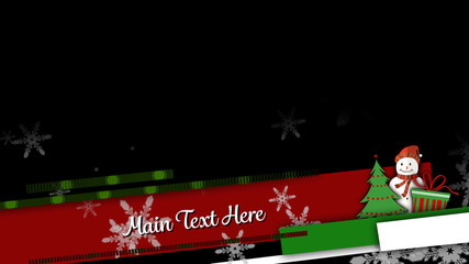 Christmas Snow Lower Third