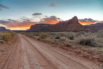 Fototapeta premium Sunset Over Indian Creek