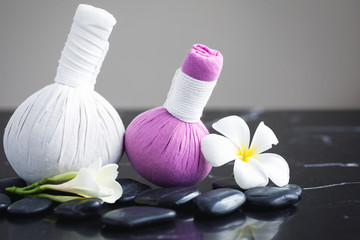 Obraz na płótnie Canvas Different tools for asian massage