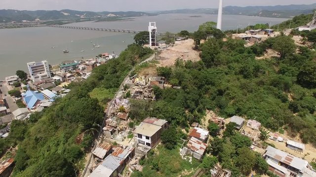 A magnitude 7.8 earthquake struck the Ecuadorian coast on April 16, 2016, leaving behind death and massive destruction in Bahia de Caraquez, Canoa, Pedernales, Chone, Rocafuerte, Portoviejo, Manta, an