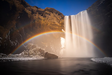 Skogafoss waterfall