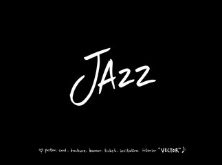 음악회 포스터 / 손으로 그린 음악 일러스트