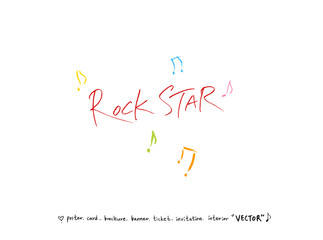 음악회 포스터 / 손으로 그린 음악 일러스트