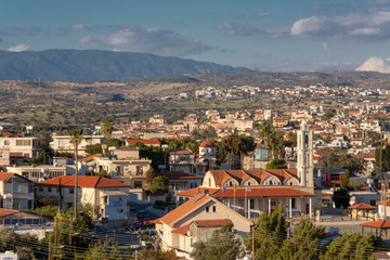 Naklejka na ściany i meble Kolossi view cyprus