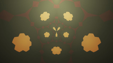 Background with a colorful, diverse cyclic pattern.