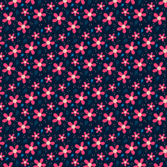 Pink Floral seamless Pattern