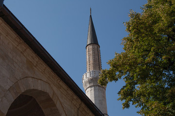 Fototapeta na wymiar Minarett in Sarajewo