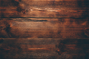 Old dark wooden surface